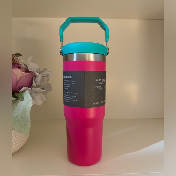 🎉LAST PIECE🎉 NWT Stanley Iceflow Flip Straw 30 oz Tumbler Passion pink - Picture 5 of 9